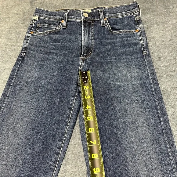 Citizens of Humanity Harlow Jeans Womens 27x30 Blue Denim High Rise Slim Fit - Picture 8 of 16